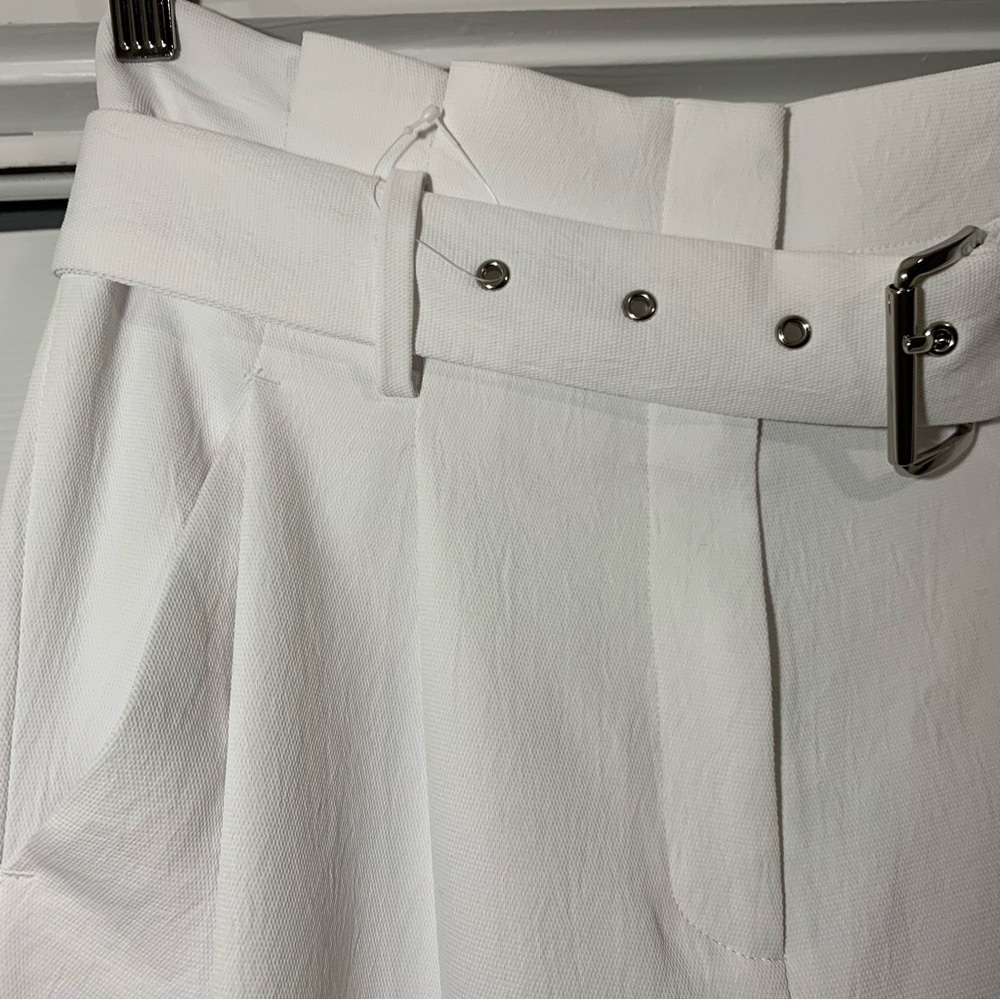 Michael Kors belted‎ woven crop pants size 4 - Picture 5 of 8